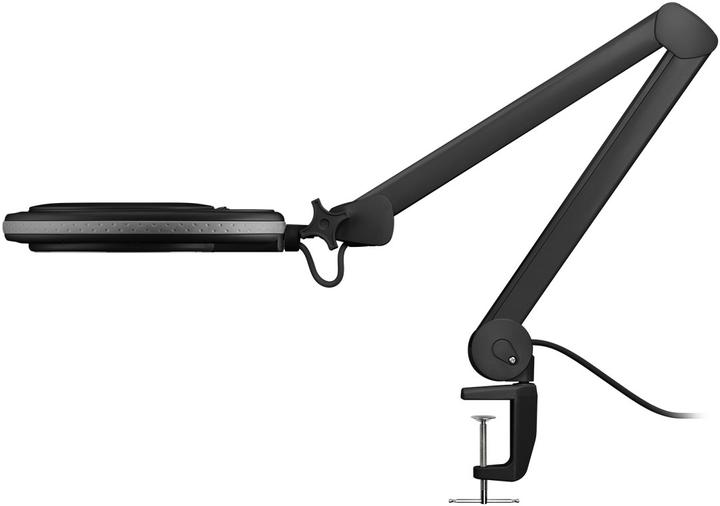 Image du produit Goobay Lampe loupe à pince à LED, 8 W, noire (650 lm)