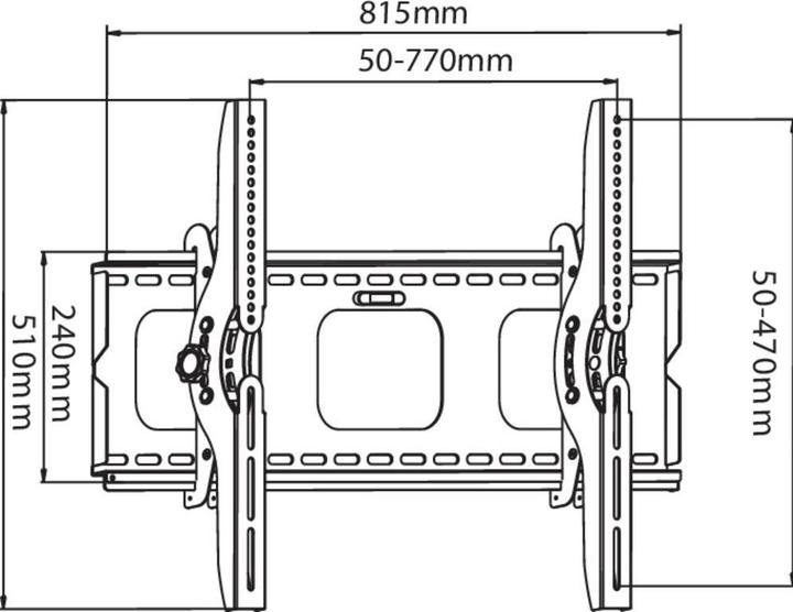 Actual product image Manhattan 423830 (Wall, 70", 75 kg)