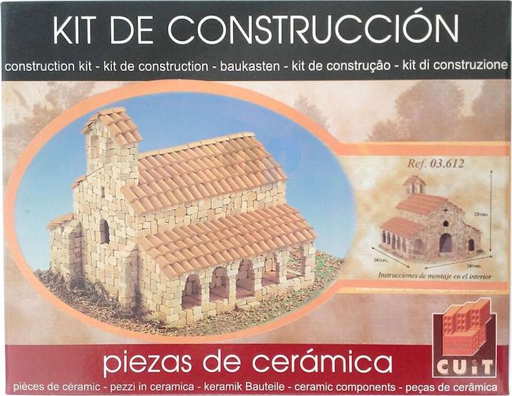 Image du produit Block Cuit. Kit maquette 3D en céramique - Église monastique romane (26 x 14 x 22 cm)