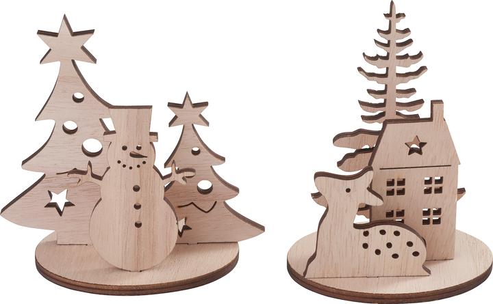 Actual product image VBS Wooden plug-in motifs / plug, set of 2