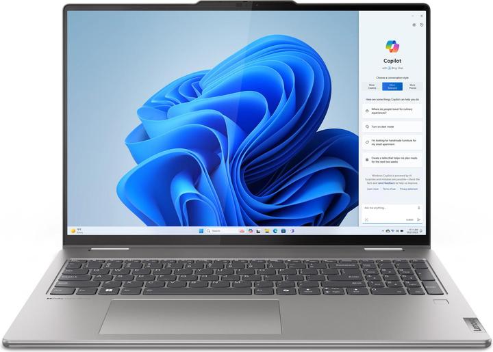 Actual product image Lenovo Yoga 7 2-in-1 16AHP9 (16", AMD Ryzen 7 8840HS, 16 GB, 1000 GB, US)