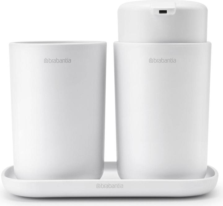 Produktbild Brabantia Seifenspender-Set mit Zahnputzbecher und Schale