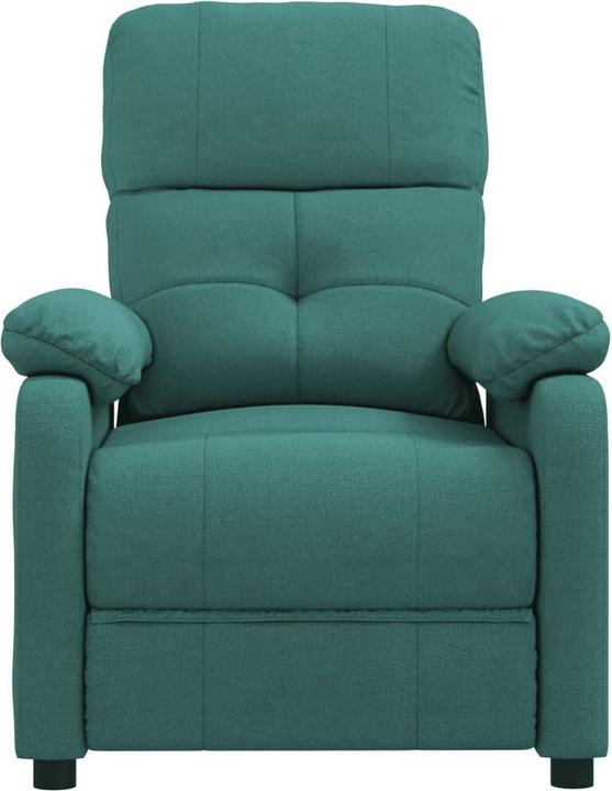 Image du produit VidaXL Fauteuil de massage Fauteuil de télévision Fauteuil de relaxation Tissu vert foncé