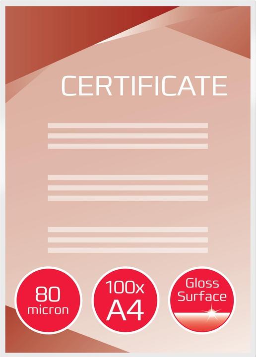 Image du produit GBC Laminierfolie (A4, 100 pièce(s), 80 µm)