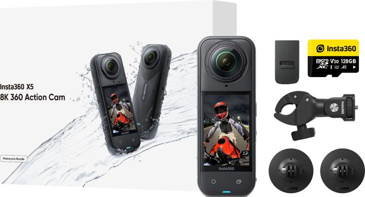 Produktbild Insta360 X5 Motorcycle Bundle (30p, Bluetooth, WLAN)