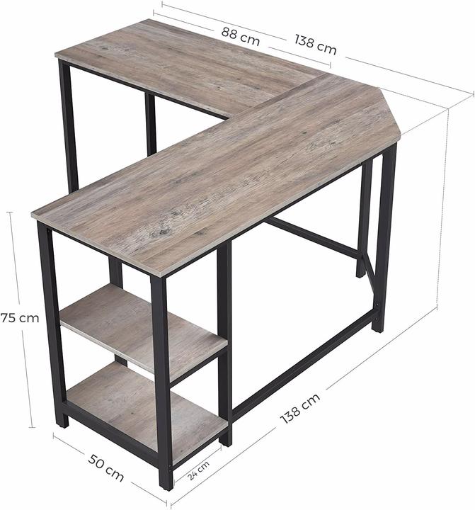 Immagine prodotto Vasagle Corner (138 x 138 x 76 cm)