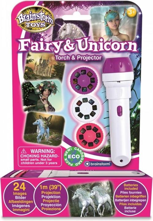 Brainstorm Torcia e proiettore Fate e Unicorni