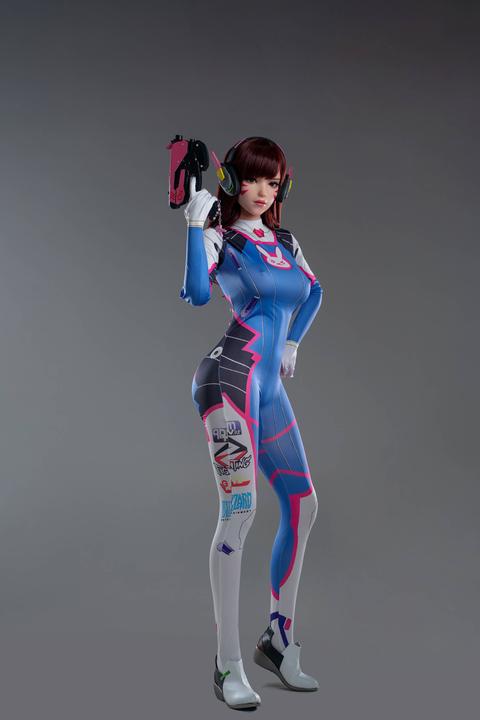 Produktbild Game Lady Full Silicone Doll D.Va 167 cm - Overwatch