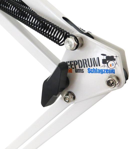 Actual product image keepdrum NB35 WH White Table Microphone Arm