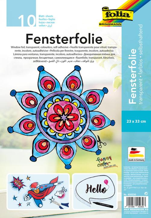 Image du produit Folia Film de fenêtre (23 x 33 cm)