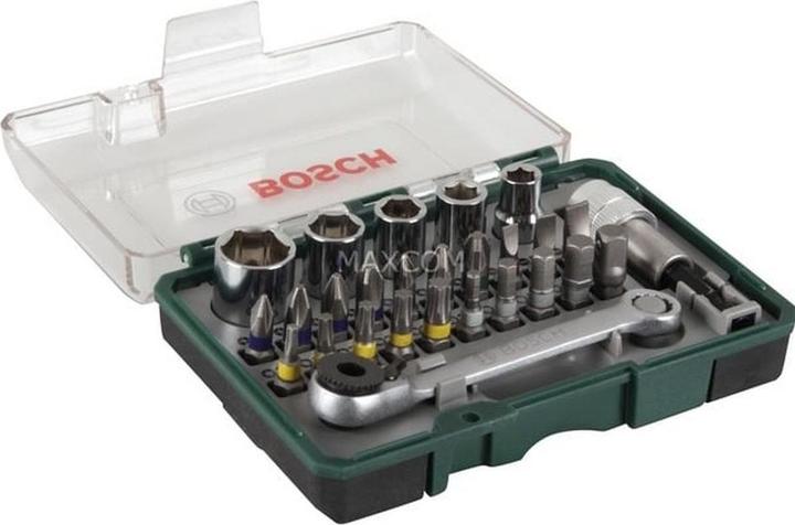 Produktbild Bosch Professional Zubehör Schrauberbit- und Ratschen-Set, 27-teilig (27-teilig)