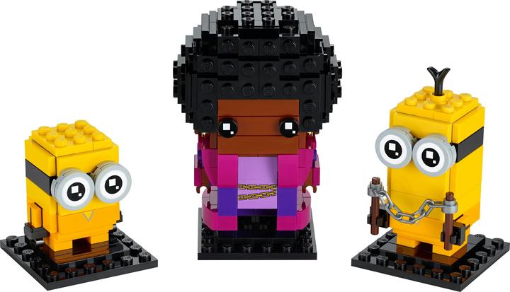 Produktbild LEGO Brick Headz - Belle Bottom, Kevin & Bob (40421, LEGO Brickheadz)