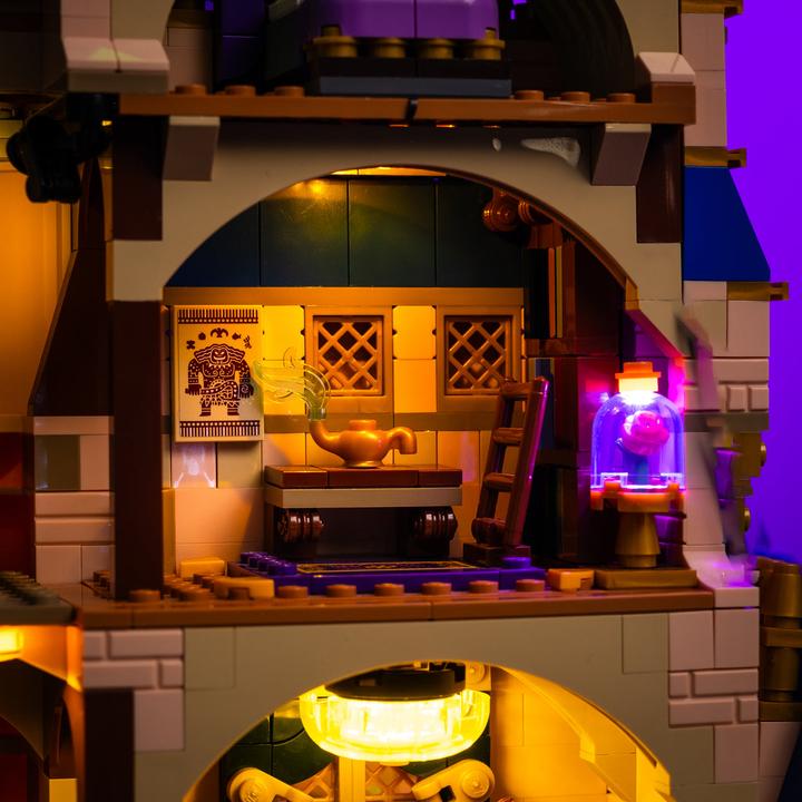 Actual product image Light my bricks LMB 2.0 LEGO® 43222# Disney Castle Light Kit