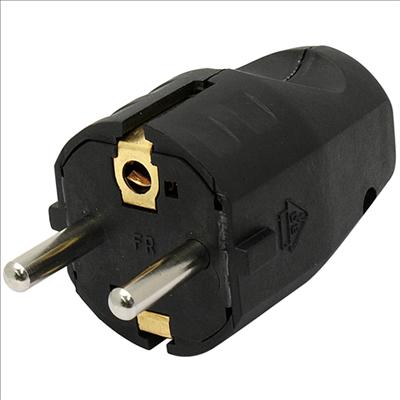 Actual product image Bachmann 9.170 Schuko Electrical Mains Plug (CEE 7/7)