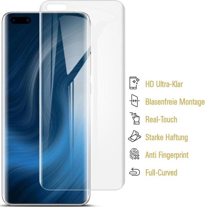 Produktbild Protectorking 2x Premium Displayschutzfolie 3D KLAR (2 Stück, Huawei P40 Pro)