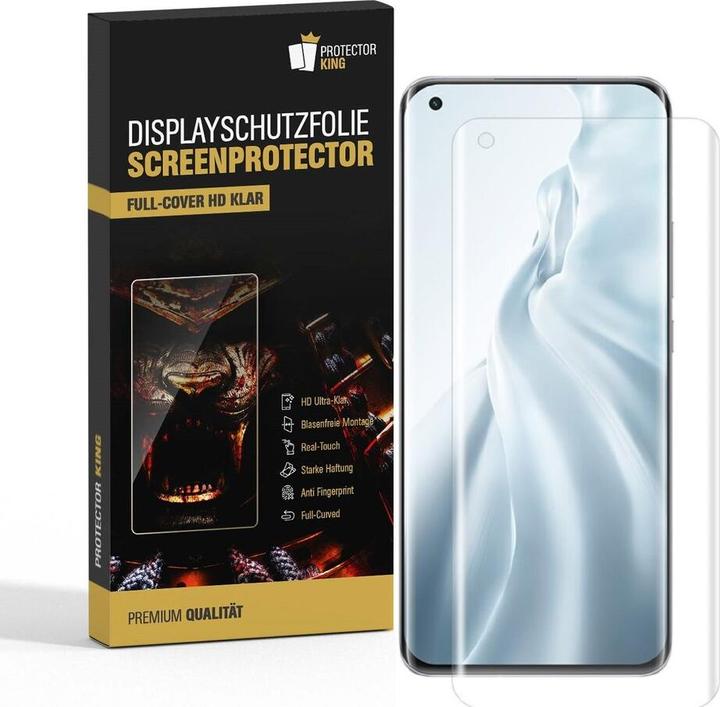 Actual product image Protectorking 4x Premium screen protector 3D CLEAR (4 Piece, Xiaomi Mi 11)