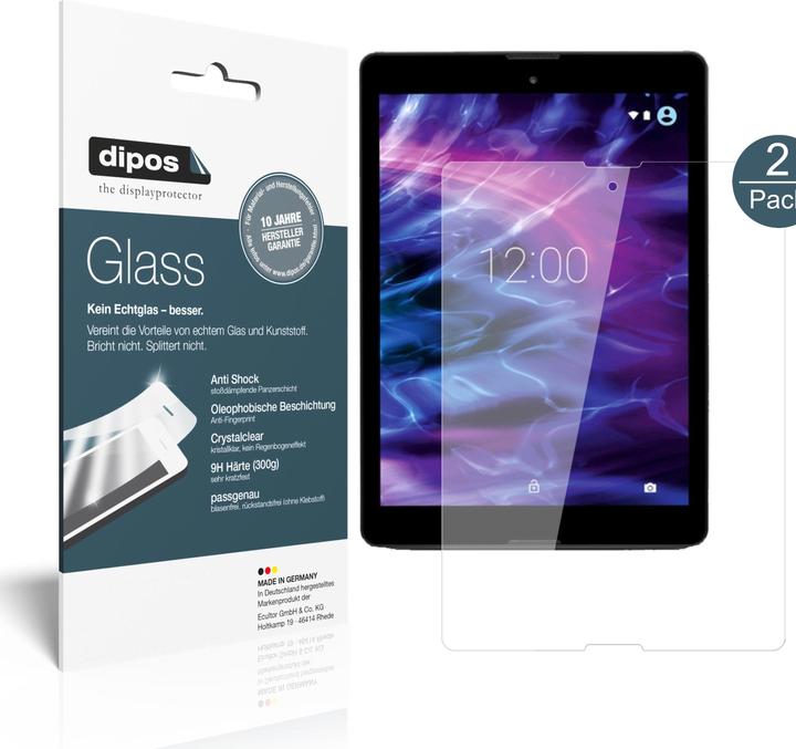 Produktbild Dipos Displayschutz Anti-Shock (2 Stück, Lifetab P9702)