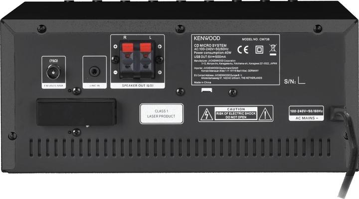 Image du produit Kenwood M-9000S (Bluetooth, WiFi, Lecteur de CD, 2x 50 W)