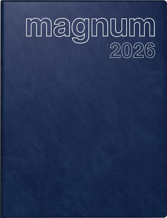 Rido Buchkalender Magnum dunkelblau (19 x 24.5 cm, Deutsch)