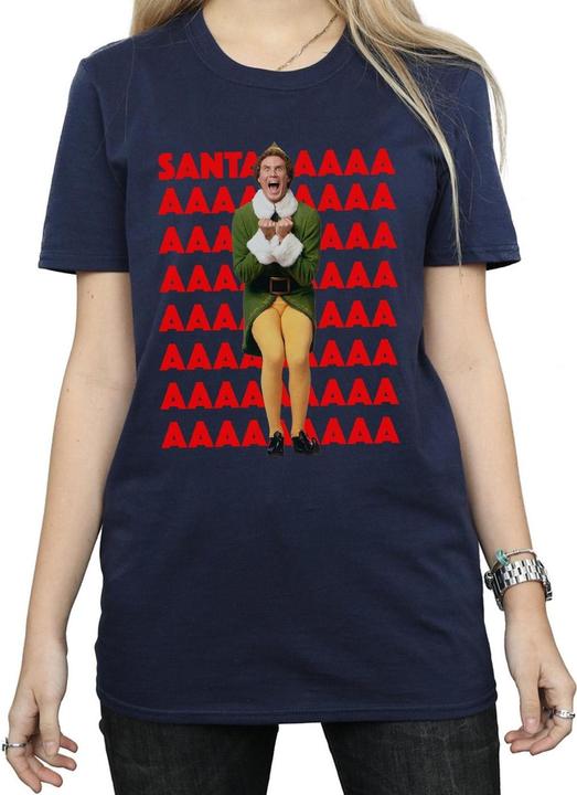 Elf Buddy Santa Scream TShirt (3XL)