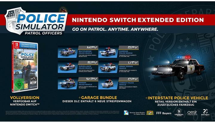 Image du produit astragon Police Simulator : Patrol Officers SWITCH E.E Extended Edition (Switch, DE)