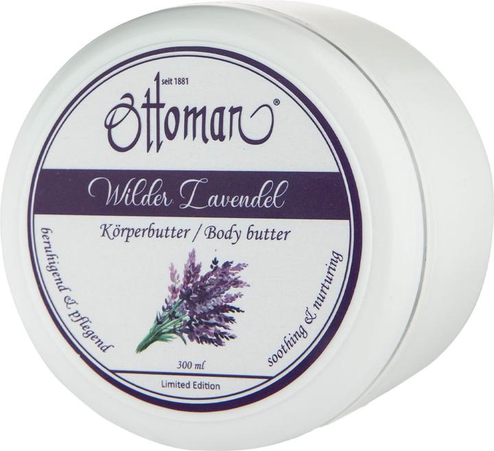 Ottoman Lavendel Körperbutter 300ml, reichhaltige Körperpflege (Körpercreme, 300 ml)