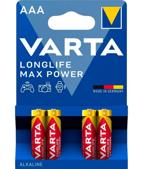 Produktbild Varta LONGLIFE Max Power (4 Stk., AAA, 1270 mAh)