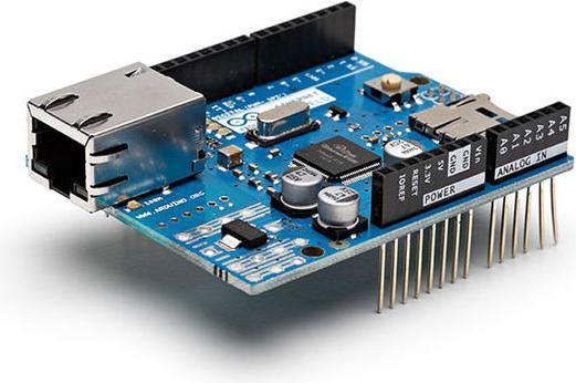 Actual product image Arduino Ethernet Shield 2 (with PoE module)