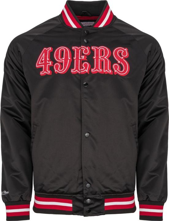 Mitchell & Ness M&N Lightweight Satin Jacke - San Francisco 49ers - M (M)