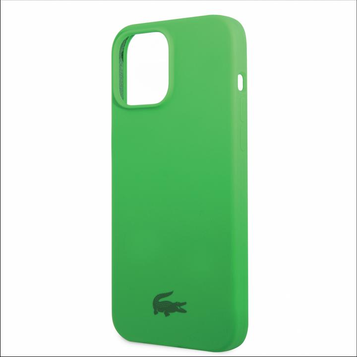 Actual product image Lacoste LCHCP14XSN iPhone 14 Pro Max 6.7" zielony/green hardcase Silicone (Apple iPhone 14 Pro Max)