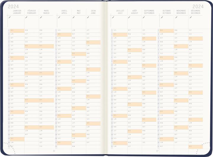 Produktbild Rhodia Webplanner 2024 (10 x 15 cm, Harter Einband)