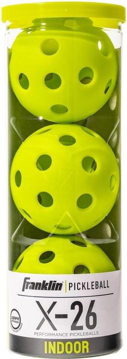 Image du produit Franklin Set de 3 pickleball X-26 indoor jaune