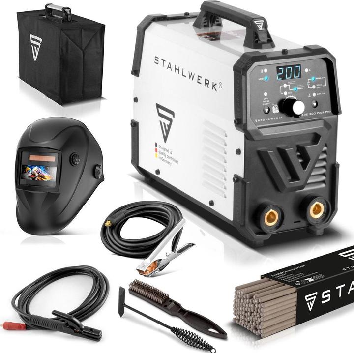 Actual product image Stahlwerk Electrode welding machine ARC 200 Puls Pro fully equipped