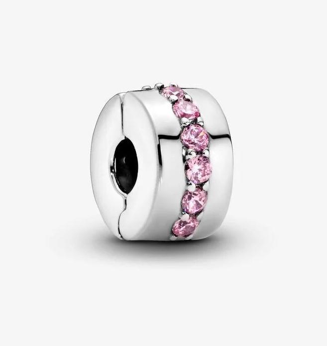 Produktbild Pandora Pink Shining Path Charms/Beads (1.06 cm, Silber)