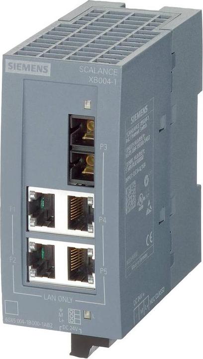 Actual product image Siemens PLC Ethernet switch XB004-1 (4 Ports)