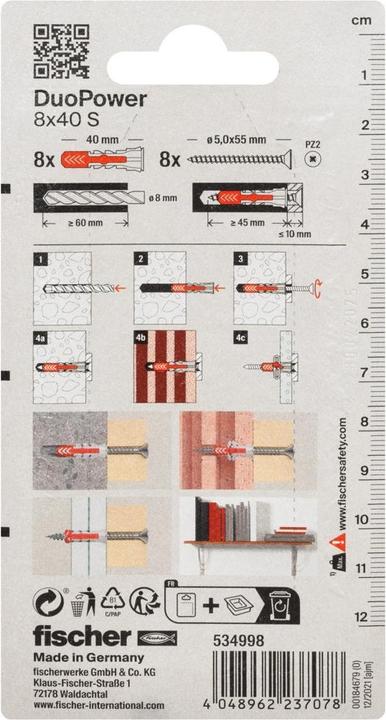 Produktbild Fischer Duopower (8 Stk.)
