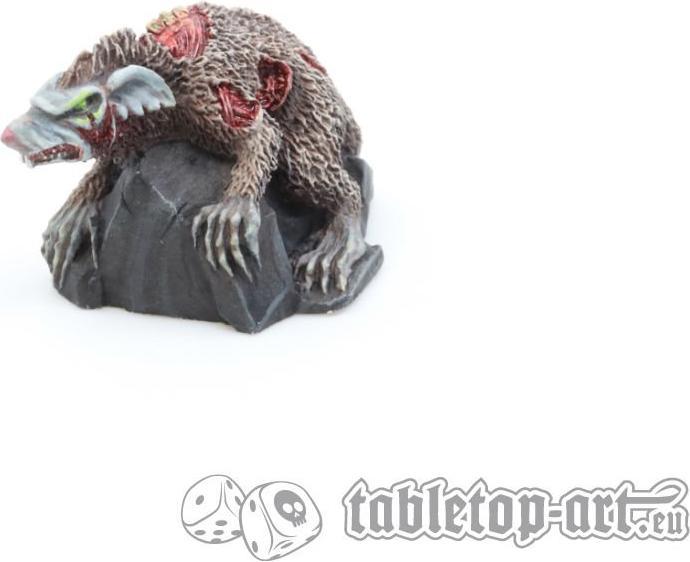Produktbild Tabletop-Art Miniaturen-Set Zombieratten 4 Teile (Metall)