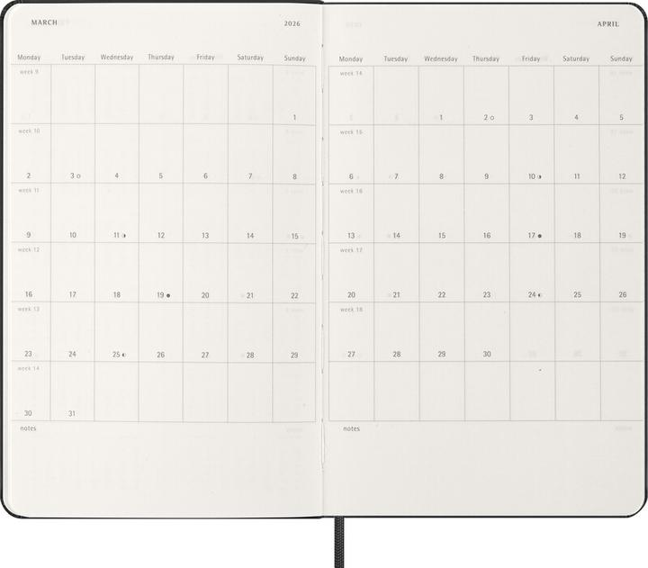 Image du produit Moleskine Agenda commercial Daily (13 x 21 cm, Anglais)