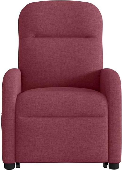 Immagine prodotto VidaXL Poltrona massaggiante elettrica con ausilio per l'assistenza in piedi in tessuto rosso vino