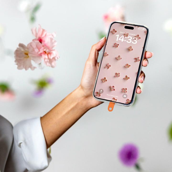 Actual product image Caseme Coco smartphone bracelet with flowers (Polyester, Thermoplastic polyurethanes (TPU), Cotton)