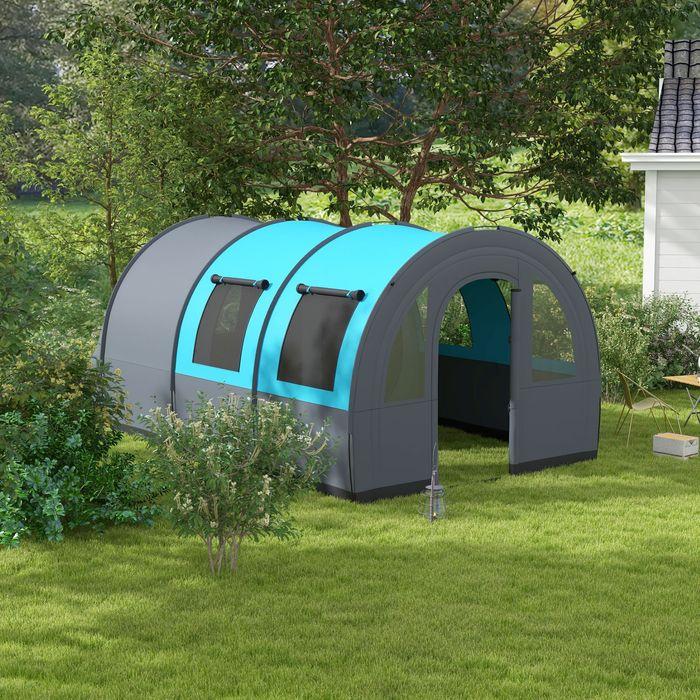Immagine prodotto Swisshandel24 Tunnelzelt Campingzelt für 6 Personen, 2 Räume, 3000mm Wassersäule (Tenda a tunnel, 6 persone)