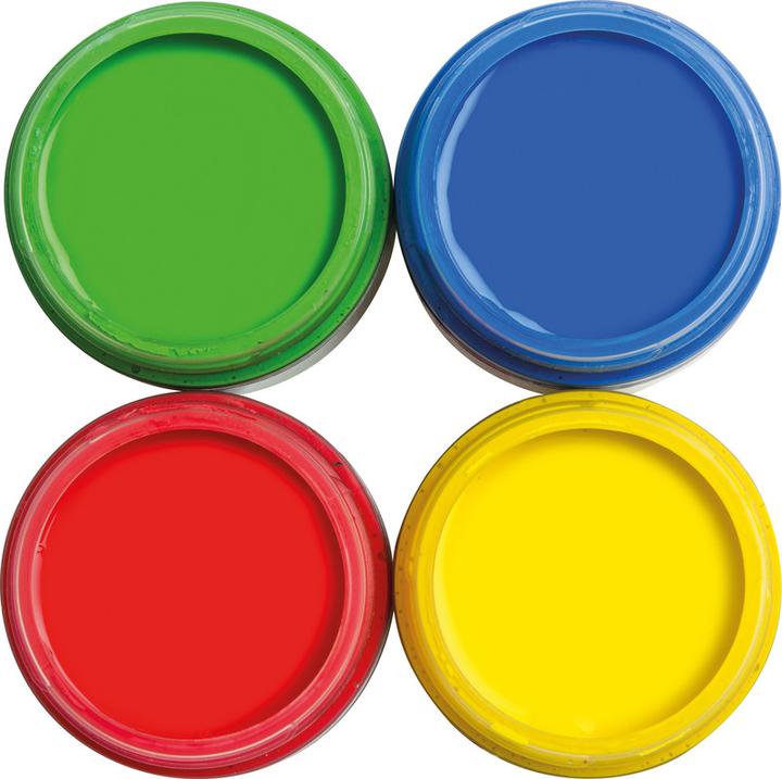 Image du produit Marabu Peinture au doigt (Jaune, Vert, Bleu, Rouge, 100 ml)