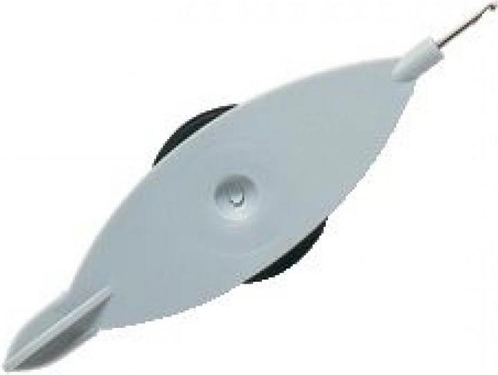 Produktbild Prym Occhi-Schiffchen mit Haken und Spule grau 7,5 cm