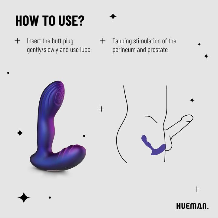 Actual product image Hueman Klopfender Analplug