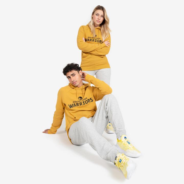 Immagine prodotto Tarmak Felpa con cappuccio da donna/uomo Golden State Warriors - Felpa con cappuccio 900 NBA giallo (M)