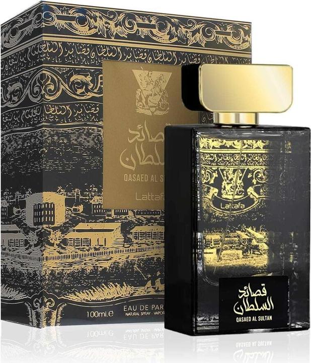Actual product image Lattafa Perfumes Qasaed Al Sultan Eau de Parfum - 100ml (Eau de parfum, 100 ml)