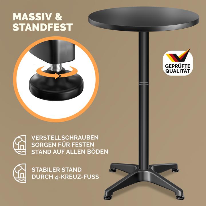 Produktbild Casaria Stehtisch (60 x 60 x 115 cm)