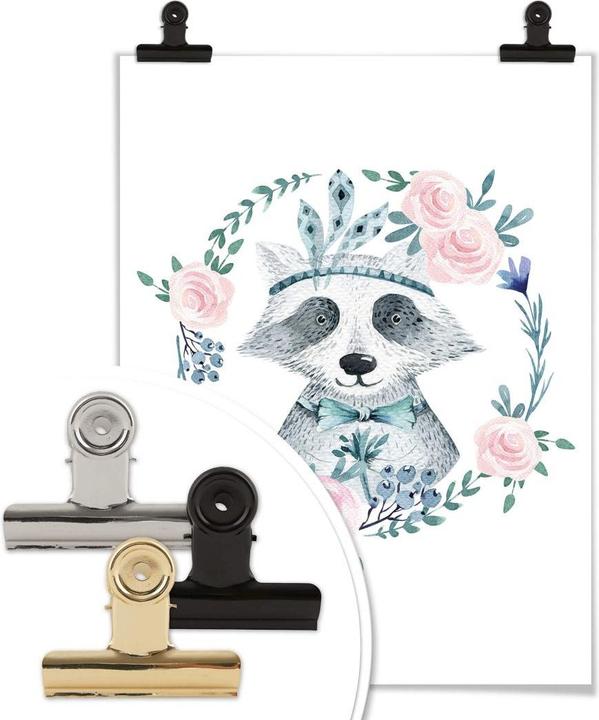 Produktbild Trenddeko Waschbär 01 (80 x 100 cm)