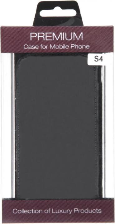 Produktbild OEM Slim Leather Flip Case S4 Galaxy I9500 - Black (Samsung Galaxy S4)