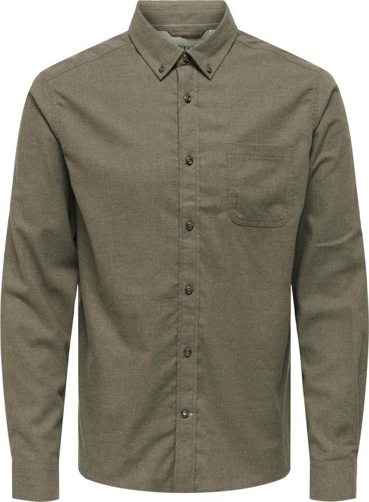 Produktbild Only & Sons Onsroad Life Reg Melange Ls Shirt Noos (XS)